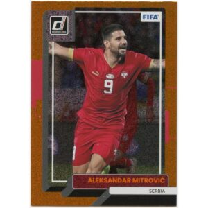 PANINI DONRUSS SOCCER 2022-23 ALEKSANDAR MITROVIC #104 SERBIA ORANGE PARALLEL