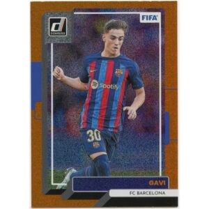 PANINI DONRUSS SOCCER 2022-23 GAVI #32 BARCELONA ORANGE PARALLEL