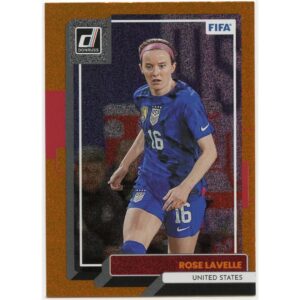 PANINI DONRUSS SOCCER 2022-23 ROSE LAVELLE #128 USA ORANGE PARALLEL