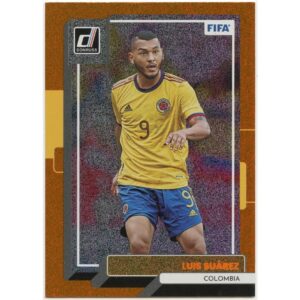 PANINI DONRUSS SOCCER 2022-23 LUIS SUAREZ #150 COLOMBIA ORANGE PARALLEL