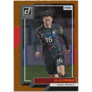 PANINI DONRUSS SOCCER 2022-23 UI-JO HWANG #73 KOREA REPUBLIC ORANGE PARALLEL