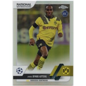 TOPPS CHROME UEFA NSCC 2023 JAMMIE BYNOE-GITTENS #22 DORTMUND