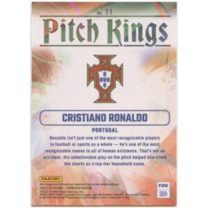 PANINI DONRUSS SOCCER 2023-24 CRISTIANO RONALDO #11 PORTUGAL PITCH KINGS