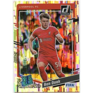 PANINI DONRUSS SOCCER 2023-24 BEN DOAK #182 LIVERPOOL RATED ROOKIE /349