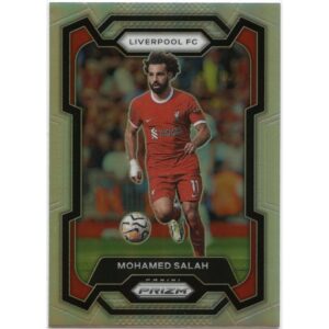 PANINI PRIZM PREMIER LEAGUE 2023-24 MOHAMED SALAH #73 LIVERPOOL PITCH KINGS