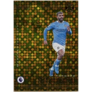 PANINI CHRONICLES ILLUSIONS 2020-21 SERGIO AGUERO #18 MANCHESTER CITY GOLD CIRCLES