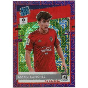 PANINI CHRONICLES DONRUSS OPTIC 2020-21 MANU SANCHEZ #3 OSASUNA RATED ROOKIE PURPLE MOJO