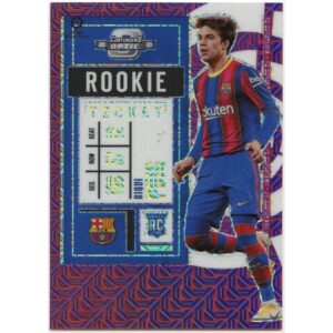 PANINI CHRONICLES CONTENDERS OPTIC 2020-21 RIQUI PUIG #7 BARCELONA ROOKIE TICKET PURPLE MOJO