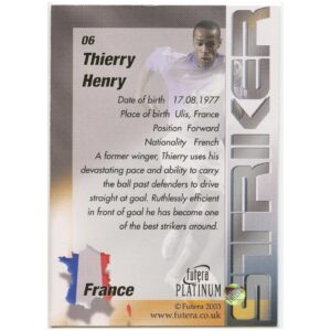 FUTERA Platinum 2003 – THIERRY HENRY France #06