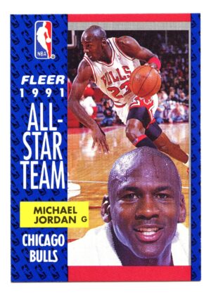 FLEER 1991 MICHAEL JORDAN #211 CHICAGO BULLS