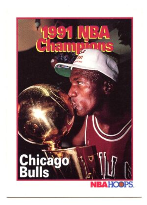 HOOPS NBA CHAMPIONS 1991 MICHAEL JORDAN #543 CHICAGO BULLS