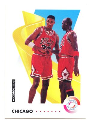 SKYBOX 1991 MICHAEL JORDAN / SCOTTIE PIPPEN #462 CHICAGO BULLS