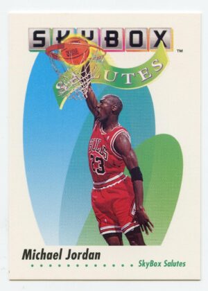 SKYBOX SALUTES 1991 MICHAEL JORDAN #572 CHICAGO BULLS