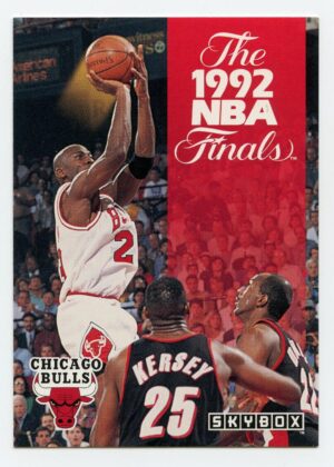 SKYBOX THE 1992 NBA FINALS 1992 MICHAEL JORDAN #314 CHICAGO BULLS