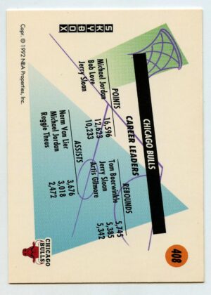 SKYBOX GAME FRAME 1991 MICHAEL JORDAN #408 CHICAGO BULLS