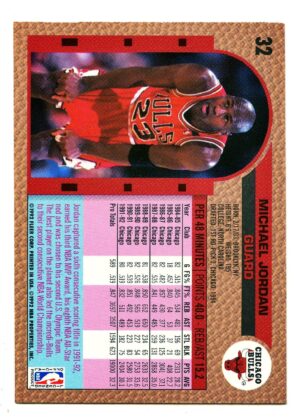 FLEER 1992 MICHAEL JORDAN #32 CHICAGO BULLS