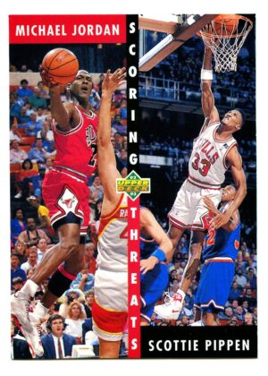 UPPER DECK SCORING THREATS 1992 MICHAEL JORDAN #62 CHICAGO BULLS