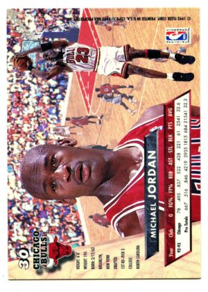 FLEER ULTRA 1993 MICHAEL JORDAN #30 CHICAGO BULLS