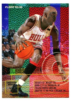 FLEER 1995 MICHAEL JORDAN #22 CHICAGO BULLS