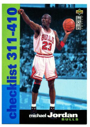 UPPER DECK COLLECTOR’S CHOICE 1995 MICHAEL JORDAN #410 CHICAGO BULLS