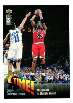 UPPER DECK COLLECTOR’S CHOICE 1995 CHICAGO BULLS VS CHARLOTTE HORNETS #353 CHICAGO BULLS