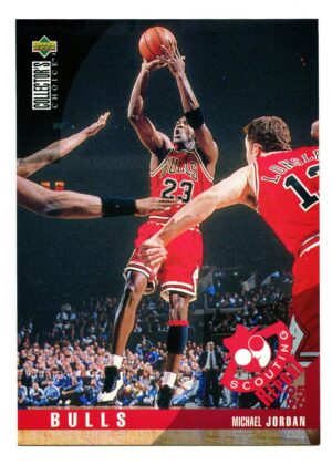 UPPER DECK COLLECTOR’S CHOICE ENGLISH II 1995 MICHAEL JORDAN #114 CHICAGO BULLS