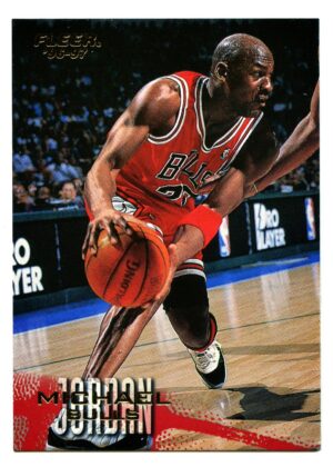 FLEER EUROPEAN 1996 MICHAEL JORDAN #13 CHICAGO BULLS