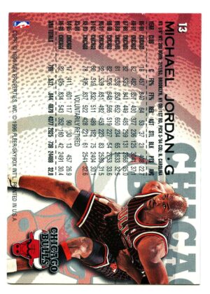 FLEER EUROPEAN 1996 MICHAEL JORDAN #13 CHICAGO BULLS