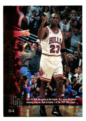 UPPER DECK 1997 MICHAEL JORDAN #18 CHICAGO BULLS