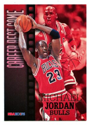 HOOPS CAREER BEST GAME 1996 MICHAEL JORDAN #335 CHICAGO BULLS