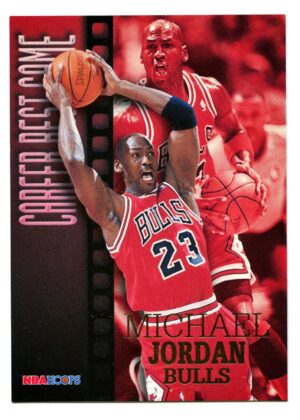 HOOPS CAREER BEST GAME 1996 MICHAEL JORDAN #335 CHICAGO BULLS