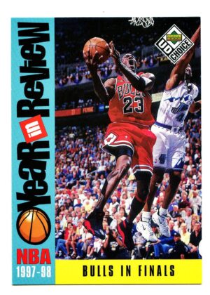 UPPER DECK CHOICE 1998 MICHAEL JORDAN #198 BULLS IN FINALS YEAR IN REVIEW