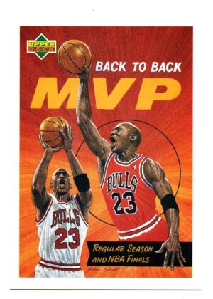 UPPER DECK BACK TO BACK MVP 1991 MICHAEL JORDAN #107 CHICAGO BULLS SPANISH