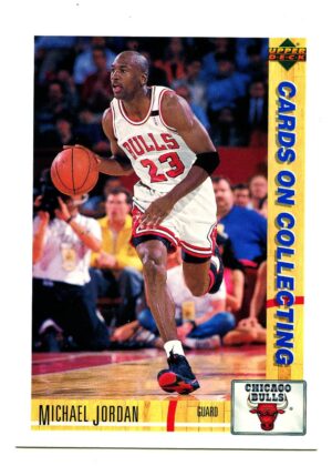 UPPER DECK CARDS ON COLLECTING 1991 MICHAEL JORDAN #181 CHICAGO BULLS SPANISH