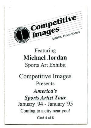 COMPETITIVE IMAGES 1994 MICHAEL JORDAN #4 CHICAGO BULLS