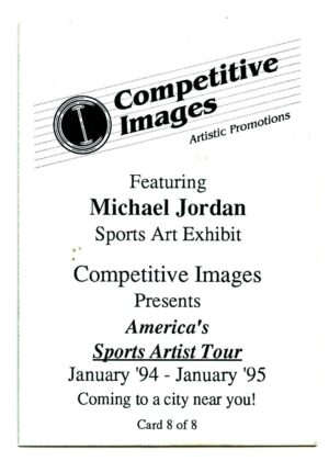 COMPETITIVE IMAGES 1994 MICHAEL JORDAN #8 CHICAGO BULLS