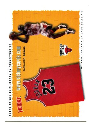 UPPER DECK JERSEY ENTRY 1999 MICHAEL JORDAN CHICAGO BULLS