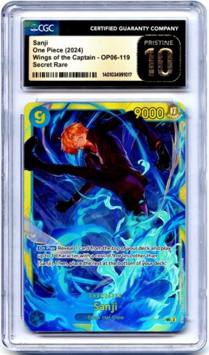 One Piece Wings of the Captain Sanji OP06-119 – CGC 10.0 PRISTINE