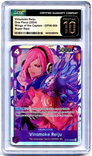 One Piece Wings of the Captain Vinsmoke Reiju  OP06-069 – CGC 10.0 PRISTINE