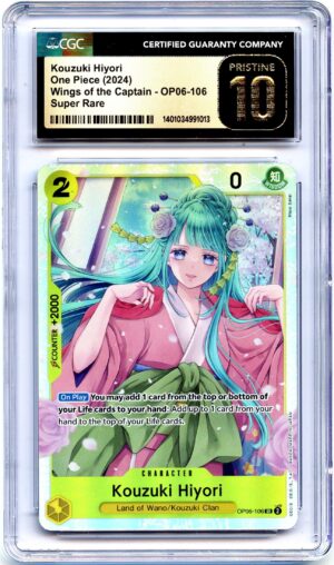 One Piece Wings of the Captain Kouzuki Hiyori OP06-106 – CGC 10.0 PRISTINE