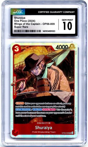 One Piece Wings of the Captain Shuraiya OP06-009 – CGC 10.0