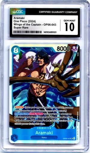 One Piece Wings of the Captain Aramaki OP06-043 – CGC 10.0