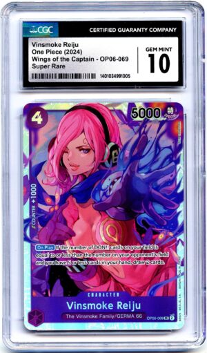 One Piece Wings of the Captain Vinsmoke Reiju  OP06-069 – CGC 10.0