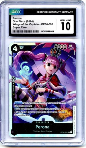 One Piece Wings of the Captain Perona  OP06-093 – CGC 10.0