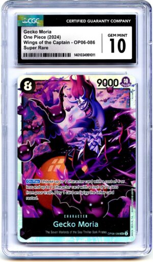 One Piece Wings of the Captain Gecko Moria  OP06-086 – CGC 10.0