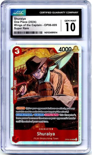 One Piece Wings of the Captain Shuraiya OP06-009 – CGC 10.0