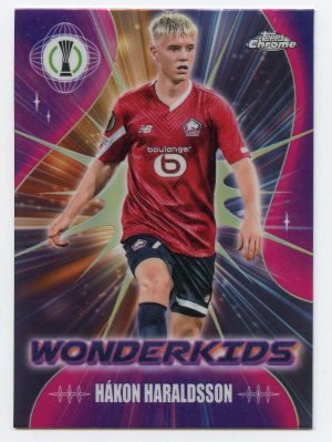 Hakon Haraldsson Topps Chrome 2024 Wonderkids #WK-5