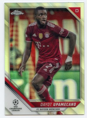 Dayot Upamecano Topps Chrome 2022 Refractor #119