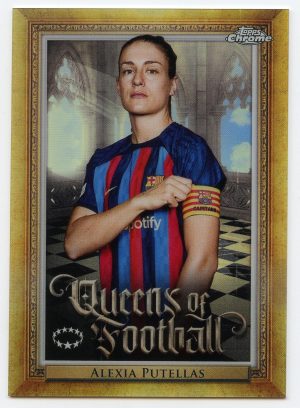 Alexia Putellas Topps Chrome 2023 Queens of Football #Q-11