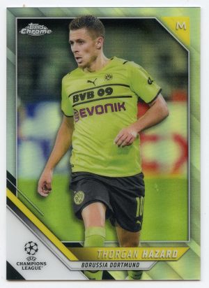 Thorgan Hazard Topps Chrome 2022 Refractor #49